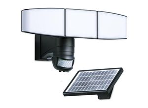 3700710826361 - Arum Lighting - 1000 Lumen schwarzer Multi-Winkel-3-Kopf-Solar-LED-Scheinwerfer