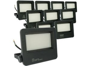 3700710826668 - Eclairage Design - Los mit 10 LED-Flutlichtern für den Außenbereich 30 w Starke Helligkeit stark P65 Température de Couleur Blanc neutre 4000K