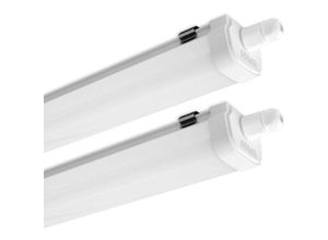 3700710829393 - Arum Lighting - Set mit 2 wasserdichten LED-Streifen Panama 120 cm 40 w IP65 miteinander verbindbar Température de Couleur Blanc neutre 4000K