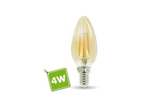 3700710831266 - Arum Lighting - E14 4W Eq 40Watt bernsteinfarbene Glühbirne