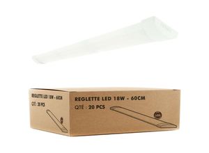 3700710832188 - Arum Lighting - 20 extraflache LED-Lichtleisten line 16W IP40 1800Lm 60cm Température de Couleur Blanc neutre 4000K