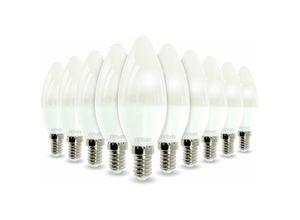 3700710833093 - Set mit 10 LED-Kerzenbirnen E14 55 W Äquivalent 40 W 470 LM ARUM Température de Couleur Blanc chaud 2700K