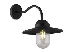 3700710833611 - Arum Lighting - E27 Schwanenhals-Wandleuchte coly mattschwarz IP44