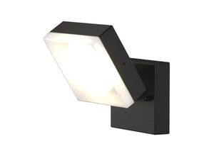 3700710834380 - Arum Lighting - Mattschwarze Außenwandleuchte GX53 Portofino IP44