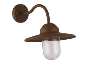 3700710836209 - Arum Lighting - Wandleuchte E27 Schwanenhals coly Antik matt IP44