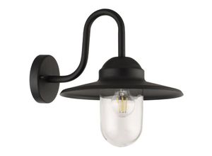 3700710836605 - Arum Lighting - barnabe Außenwandleuchte Schwanenhals E27 Schwarz IP44