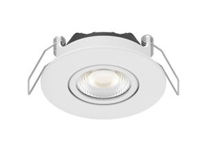 3700710836834 - Leo Verstellbarer LED-Einbaustrahler cct 5 w RT2020 dimmbar 3 Schirme IP65