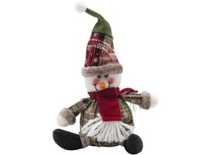 3700723439947 - Werka Pro - Sitzender Schneemann Plüschtier 25 cm