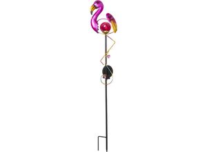 3700723446914 - Werka Pro - Solar Flamingo zum Bepflanzen Solar 1 led weiß h 84cm