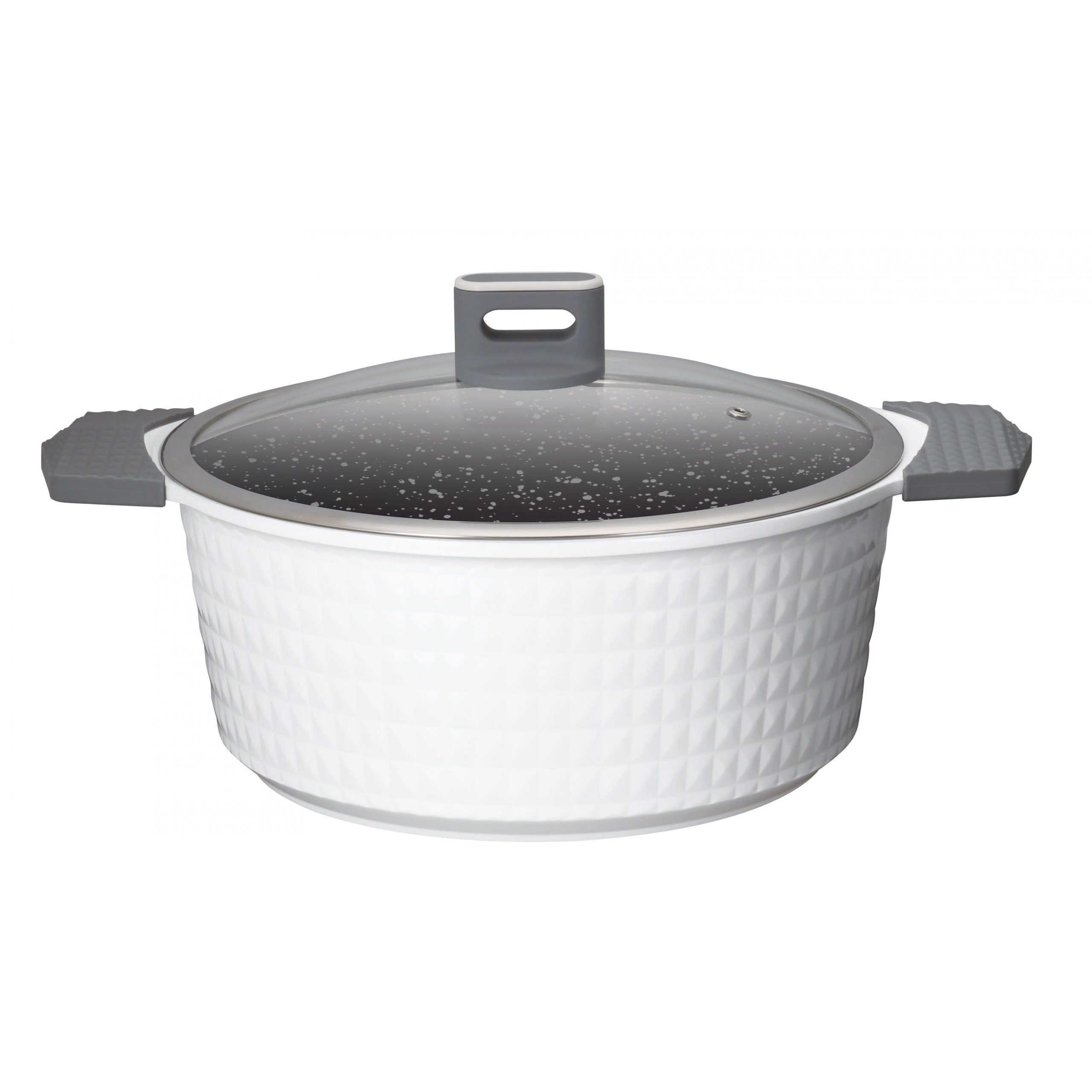 3700733316566 - Kochtopf weiße Diamanten 96 L