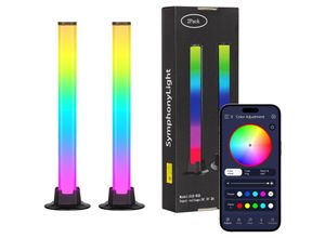 3700778732895 - Led Lightbar rgb Ambient Lampe mit Multi-Modi Gaming Lampe funktioniert rgb Ambient Smart Sync mit Musik und app Control Steuerung für Gaming