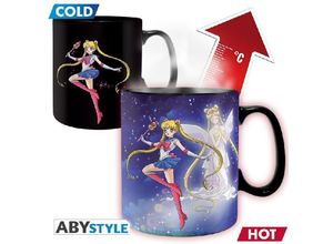 3700789261124 - ABYstyle - ABYstyle - Sailor Moon Sailor&Chibi Thermoeffekt Tasse