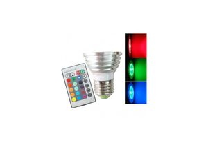 3700830401974 - Greensensation - Glühlampe E27 led 3w rgb Farben mit Fernbedienung 0