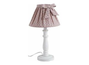 3700866307486 - Aubry Gaspard - Nachttischlampe Shabby choc 40cm Rosa