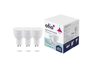 3700976200011 - Otio - Pack mit 3 verbundenen LED-Spots Bluetooth GU10 4W