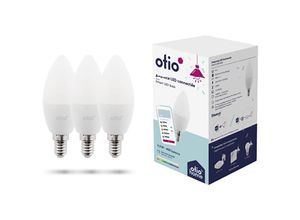 3700976200035 - Otio - Pack mit 3 verbundenen LED-Lampen Bluetooth E14 5W