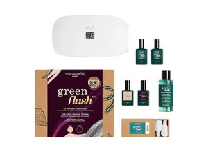 3701026133099 - Manucurist - Geschenkset Green Flash Beige Aubergine - Set Mit 2 Farben - -green Flash Gift Set Nude & Aubergine