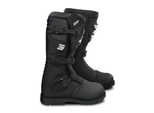 3701030117108 - Shot ATV 20 WP Motocross Stiefel - Schwarz Weiss - 39 - unisex