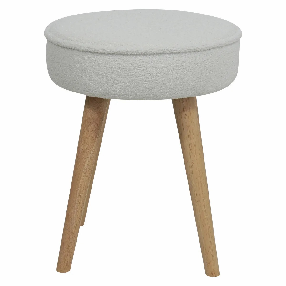 3701172151770 - Pouf Stoff Effekt Wolle Bouclé Lomos Popy