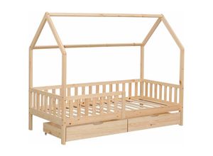 3701227217536 - Happy Garden - Baumhausbett für Kinder 190x90cm aus Holz mit Schubladen marceau - Braun