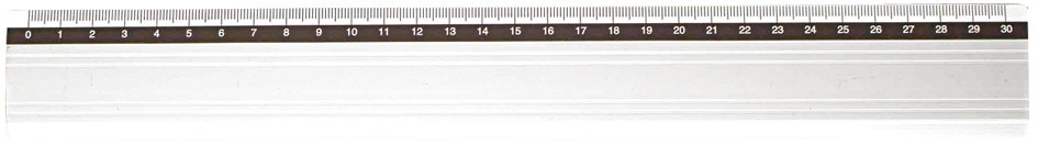 3701254700674 - Wonday Flachlineal aus Aluminium 300 mm