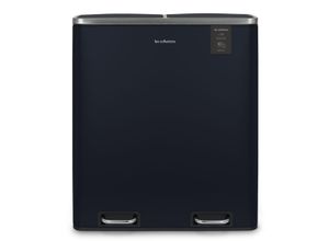 3701335306368 - Les Collectors N°908 Mülleimer 2 Körbe 30 l Schwarz (30 l Dunkelblau)