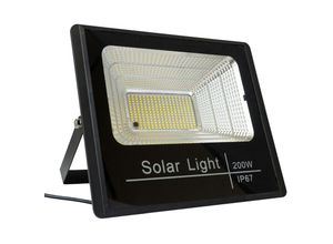 3701358219492 - Solar-LED-Strahler für den Außenbereich mit Solarpanel 150 lumens 45W - Terre Jardin