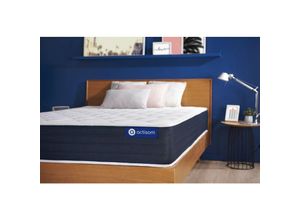 3701384004345 - Actisom - Actiflex sleep matratze 100x200cm Taschenfederkern und Memory-Schaum Härtegrad 2 Höhe 22 cm 5 Komfortzonen