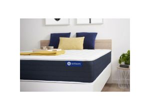 3701384012432 - Actisom - Actilatex sleep matratze 80x200cm Latex und Memory-Schaum Härtegrad 2 Höhe 22 cm 5 Komfortzonen