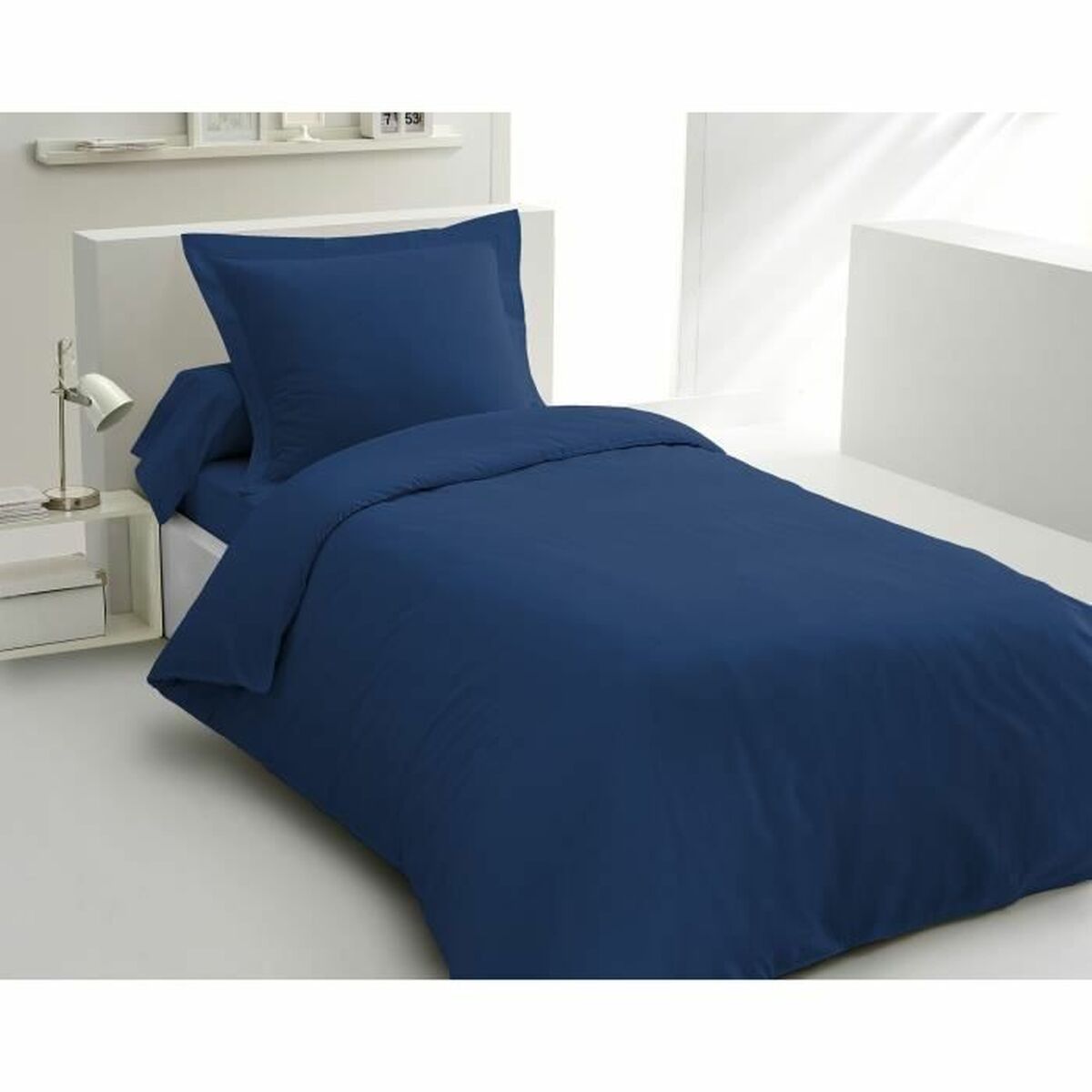 3701393712781 - Duvet cover set Dark blue 140 x 200 cm