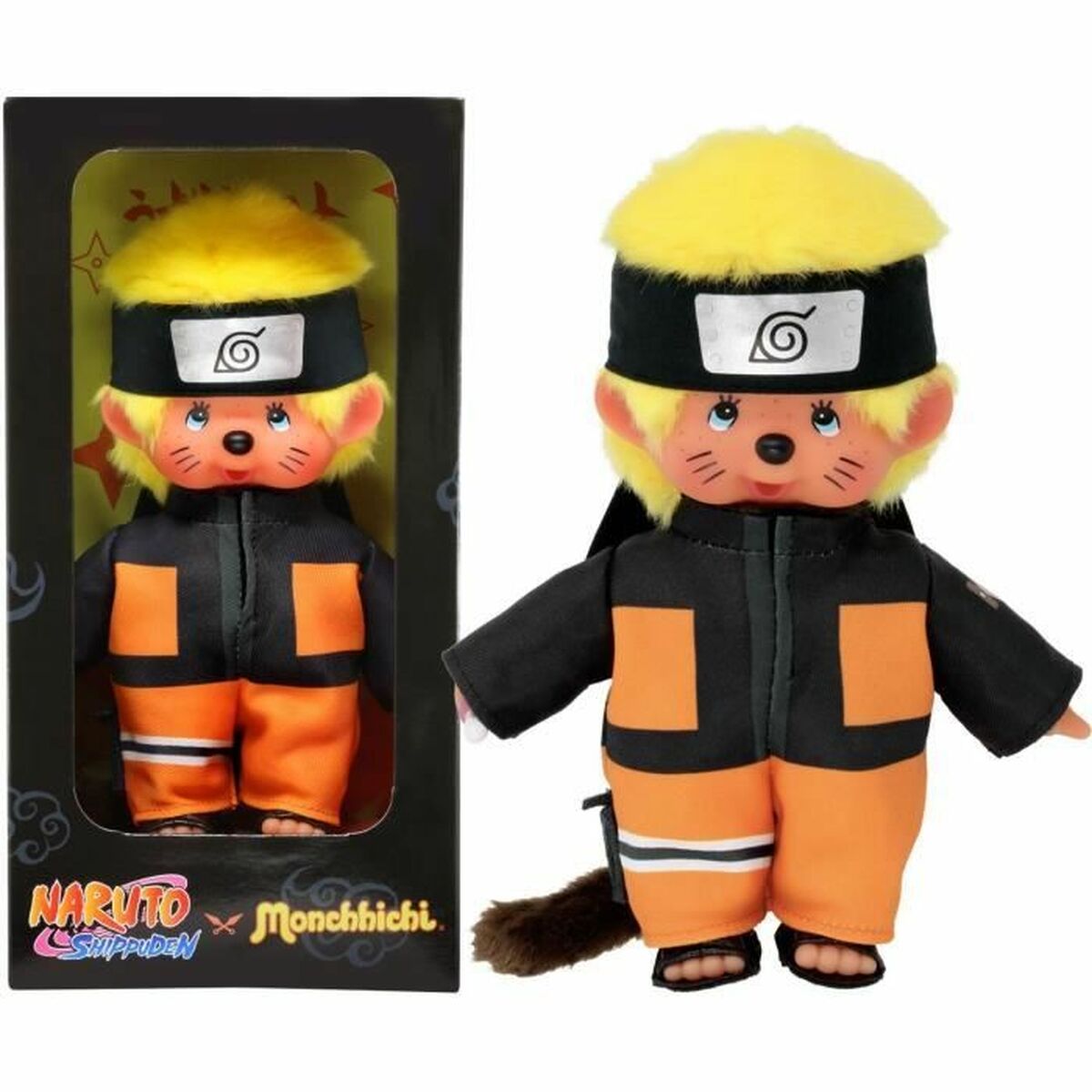 3701405816117 - Plüschtier Monchhichi Naruto 3701405816117 - Plüschtier Monchhichi Naruto