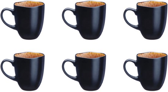 3701488305959 - Becher IRIS 40cl - 6 Stück - Wild braun