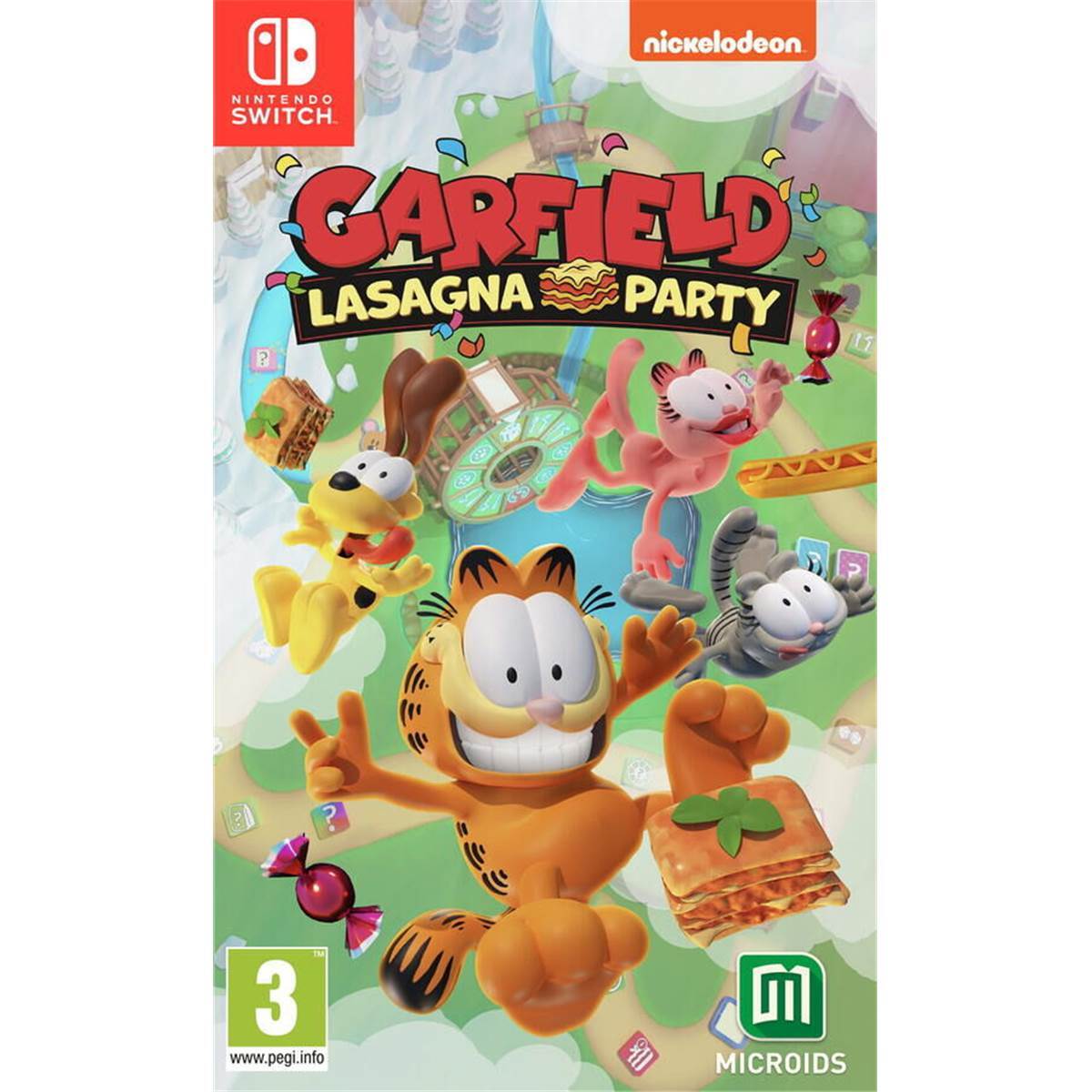 3701529503337 - Garfield Lasagna Party - Nintendo Switch - Party - PEGI 3