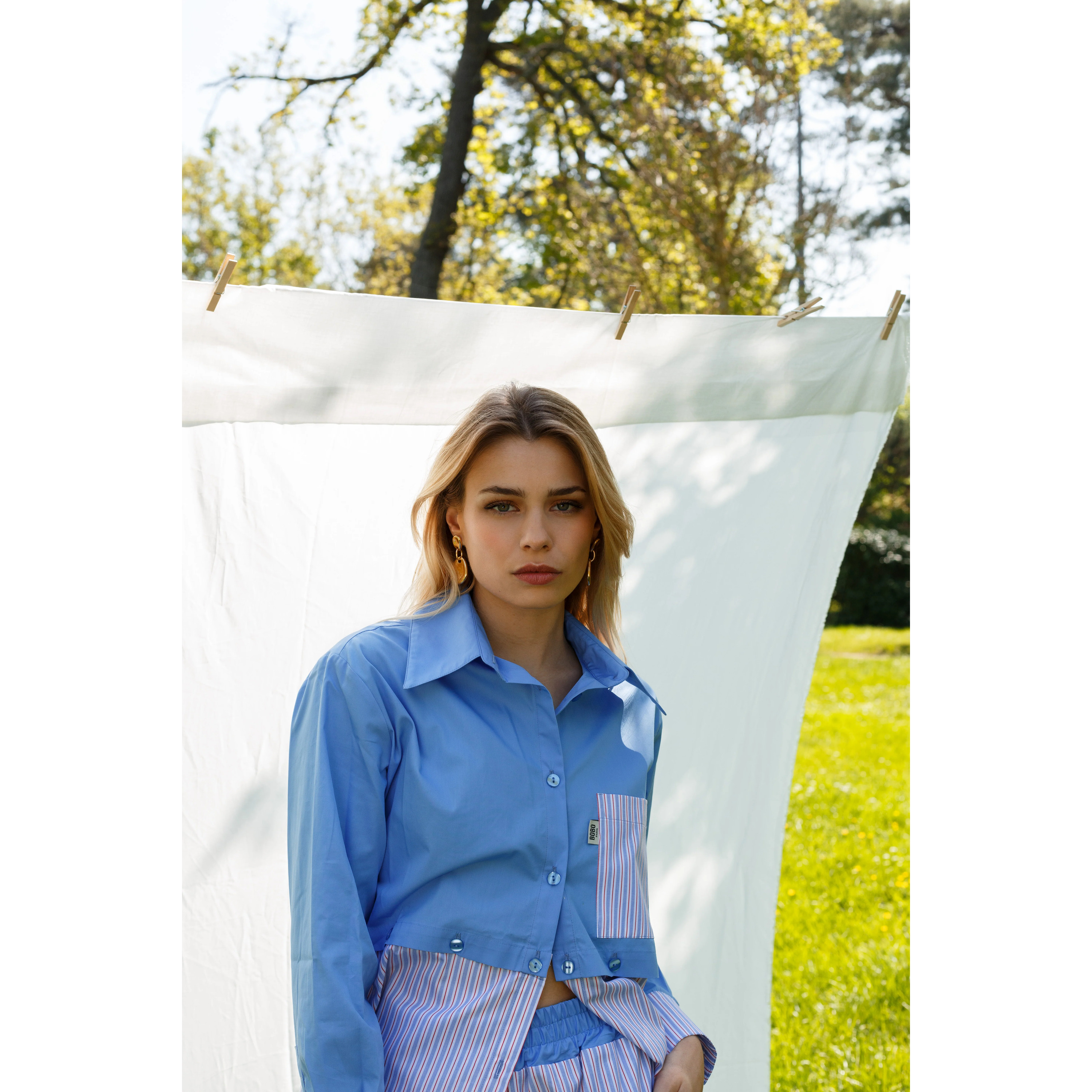 3701575101846 - Damen Langarmbluse 2 in 1 Andréa