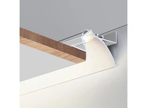 3701634101985 - Silumen - 2 m weißes Aluminiumprofil für ein Doppelstale-LED-Band - Blanc Blanc