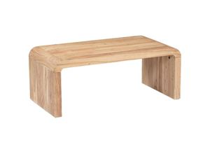 3701672508265 - sweeek - Rechteckiger Couchtisch aus massivem Akazienholz