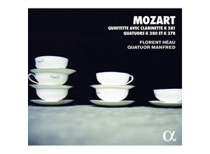 3760014194986 - Klarinettenquintett K 581 Quartette K 378 & 380 - Florent Héau Quatuor Manfred (CD)