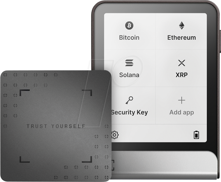 3760027785164 - FLEX SW - Krypto-Wallet Flex graphite mit Recovery Key