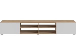 3760037847722 - Lowboard TEMAHOME PODIUM Sideboards Gr B H T 185 cm x 31 cm x 42 cm braun (eichefarbig) Kommode Breite 185 cm