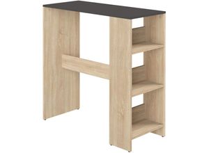 3760037848606 - Temahome Boutique Officielle - Barschrank gavernie - natürliche und schwarze Eiche