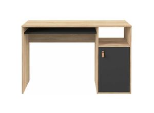 3760037849955 - Temahome Boutique Officielle - Schreibtisch oxford - natürliche und schwarze Eiche