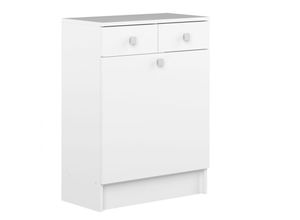 3760037859077 - Temahome Boutique Officielle - Mueble de baño combi Blanco 60 x 815