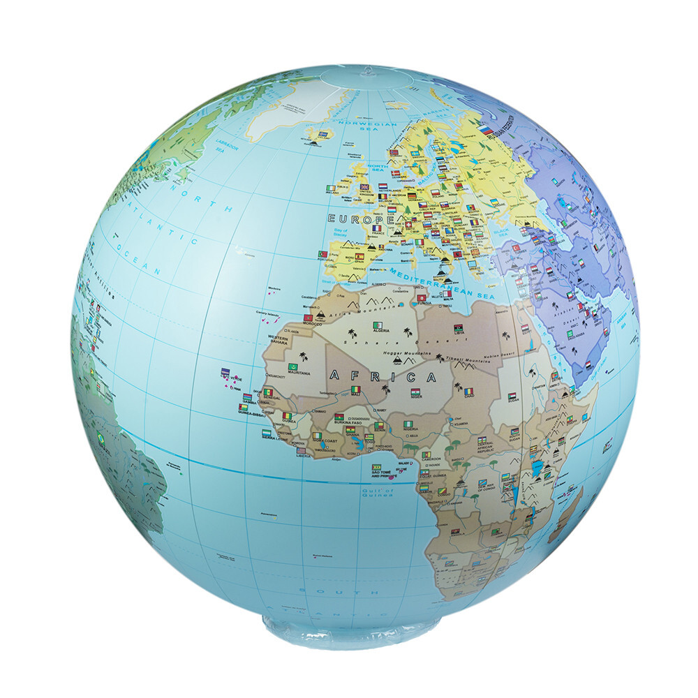 3760039940032 - Bildungsspiel Ballon Globe Die Welt Caly