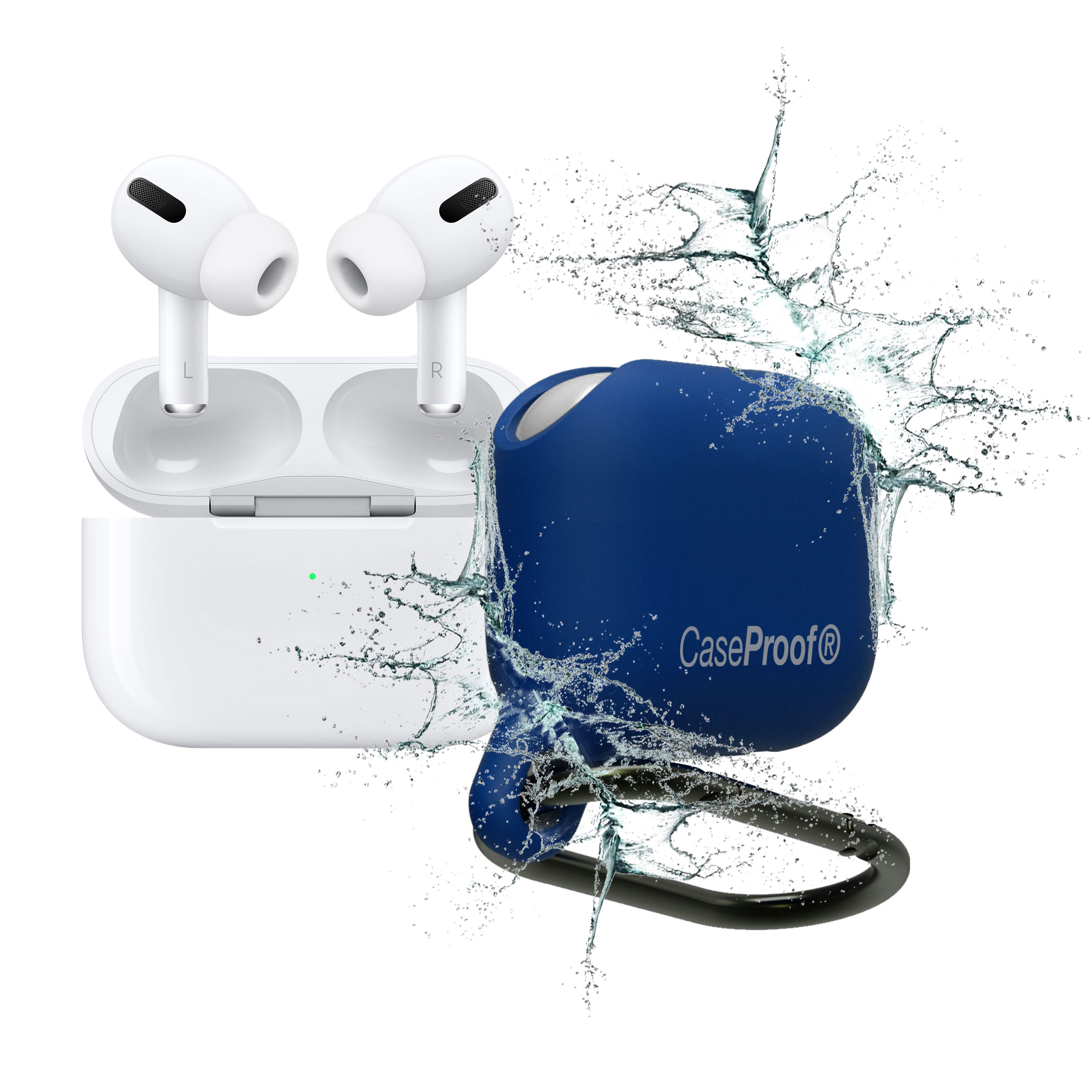 3760066553151 - wasserdichte stoßfeste airpods pro-Hülle CaseProof