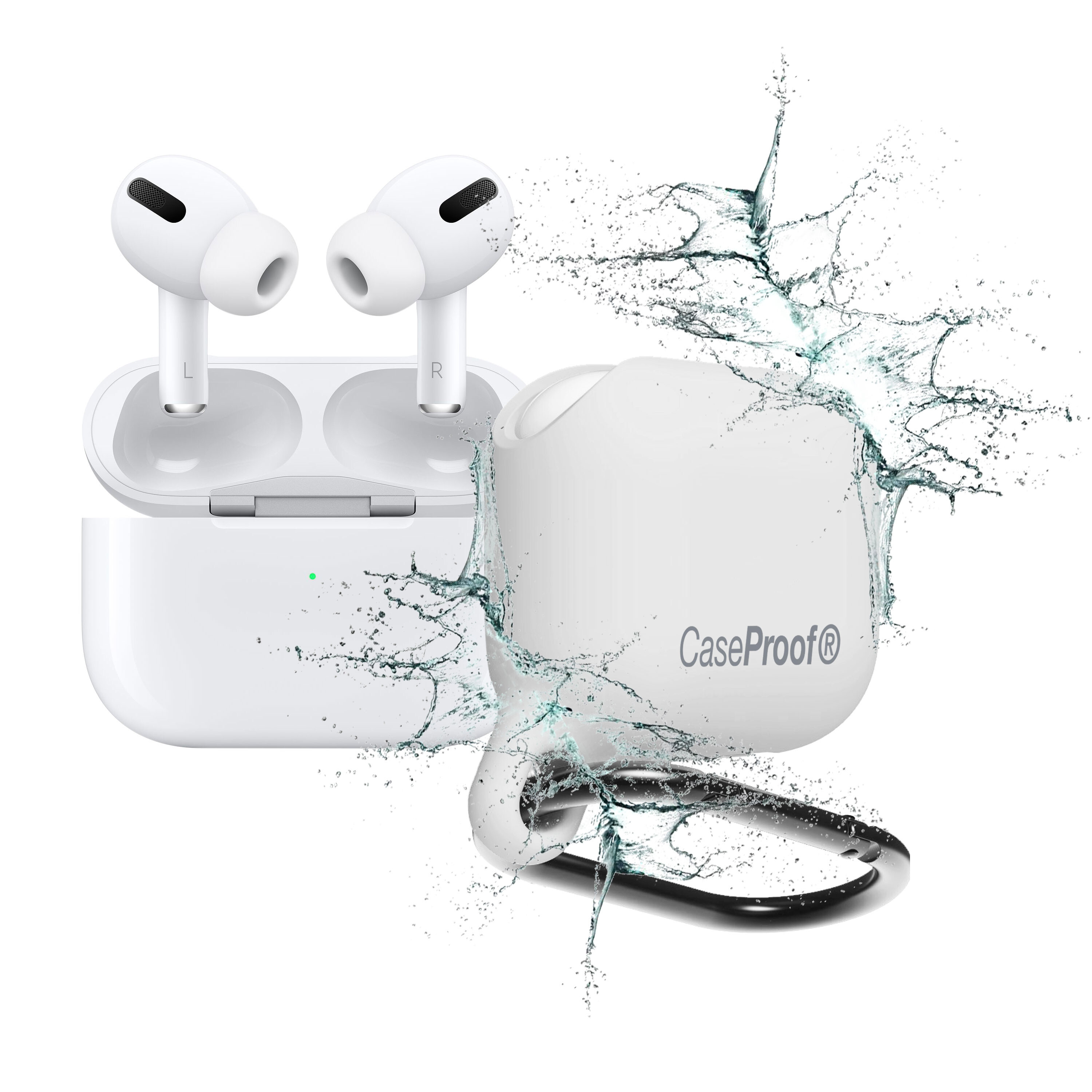 3760066553175 - wasserdichte stoßfeste airpods pro-Hülle CaseProof