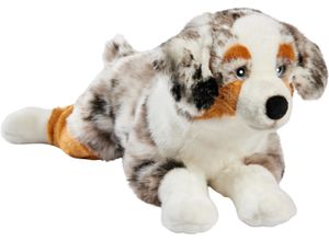 3760092658226 - HANSA Creation Kuscheltier Autralischer Hirtenhund liegend 60cm weiß