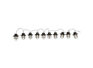 3760093541909 - GIRLANDE INDUSTRIAL STYLE 10 LEUCHTMITTEL DETROIT Schwarz