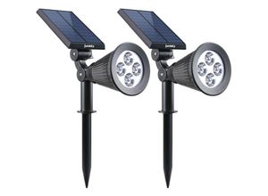 3760119732779 - Lumi Jardin - 2er Set Solar Strahler 100LM 2x spiky W34