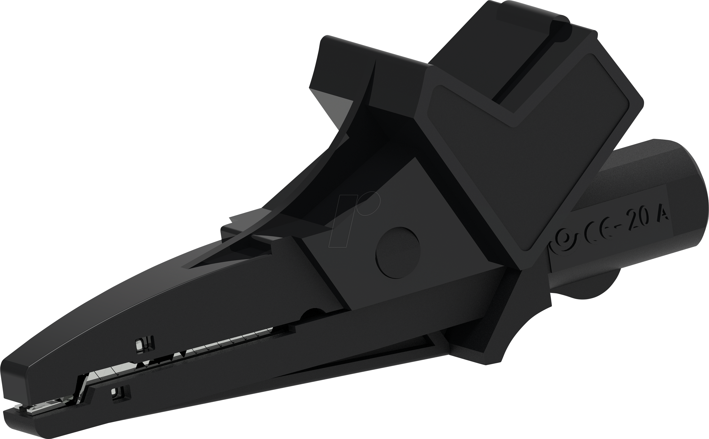 3760122591448 - PJP 5004 LM-N - Sicherheits-Krokodilklemme 4 mm schwarz
