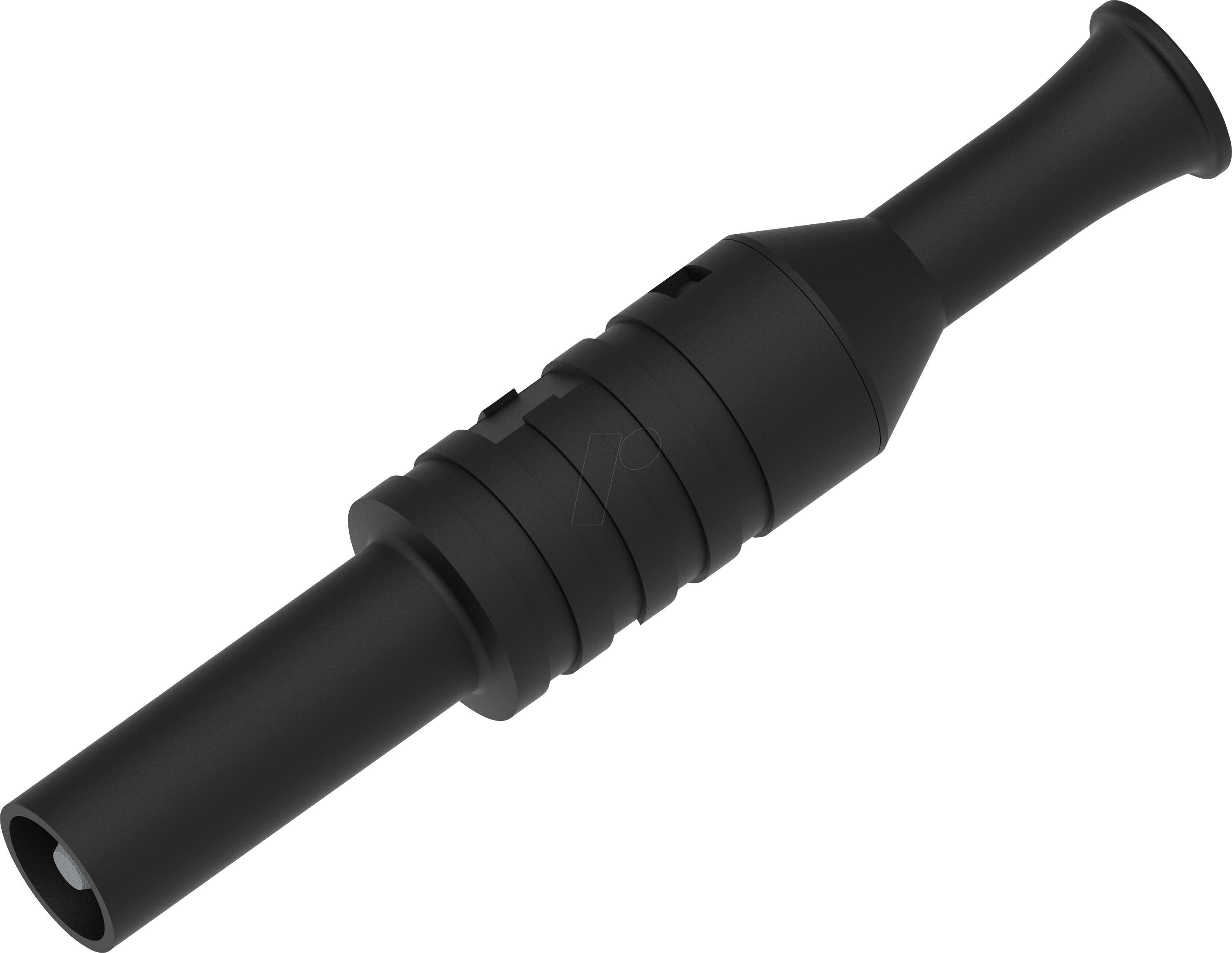 3760122593060 - PJP 1065-SW - Sicherheitstecker 4mm schwarz